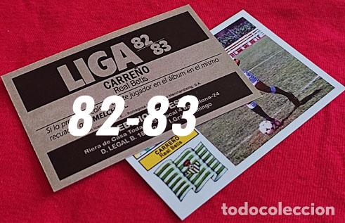 Football Stickers: Carre&ntilde;o Real Betis custom 82-83