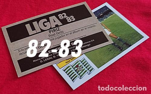 Football Stickers: Piriz Real Betis custom 82-83