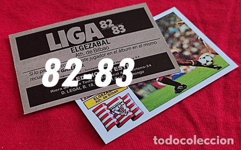 Cromos de f&uacute;tbol: Elgezabal Ath. Bilbao custom 82-83