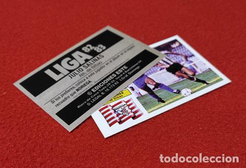 Cromos de f&uacute;tbol: Julio Salinas Athletic Club de Bilbao custom 82-83