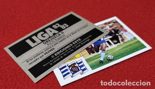 Cromos de f&uacute;tbol: Orejuela II R.C.D. Espa&ntilde;ol custom 82-83