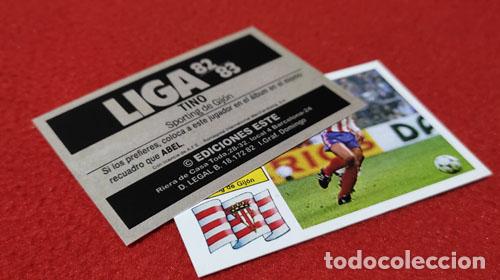 Cromos de f&uacute;tbol: Tino Sporting de Gijon custom 82-83
