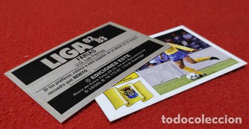 Cromos de f&uacute;tbol: Farias U.D. Las Palmas custom 82-83