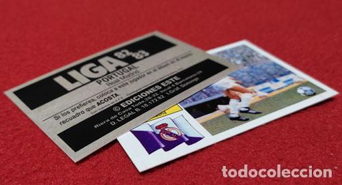 Cromos de f&uacute;tbol: Portugal Real Madrid custom 82-83