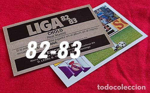 Cromos de f&uacute;tbol: Cholo Real Madrid custom 82-83 inedito