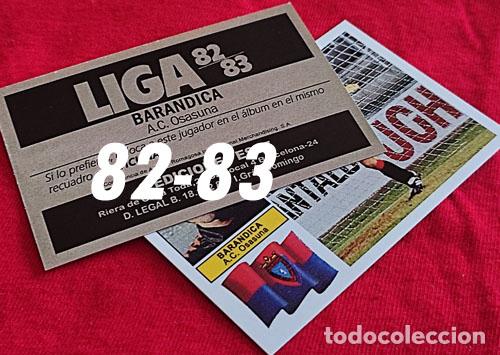 Cromos de f&uacute;tbol: Barandica Ath. C. Osasuna custom 82-83 version 2 inedito