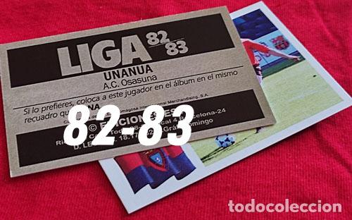 Fu&szlig;ball-Sticker: Unanua Ath. C. Osasuna custom 82-83
