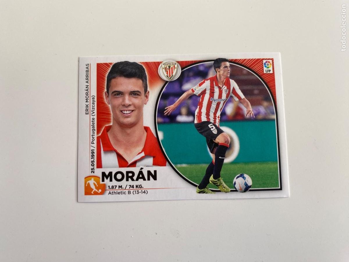 Cromos de f&uacute;tbol: Este 14-15 Mor&aacute;n nunca pegado - Foto 1