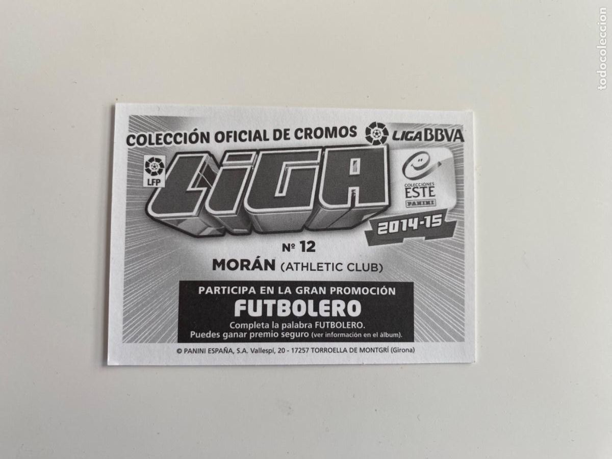 Cromos de f&uacute;tbol: Este 14-15 Mor&aacute;n nunca pegado - Foto 2