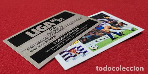Cromos de f&uacute;tbol: Javi Real Valladolid custom 82-83