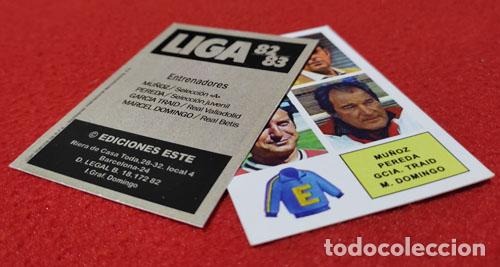 Cromos de f&uacute;tbol: Marcel Domingo Entrenadores custom 82-83
