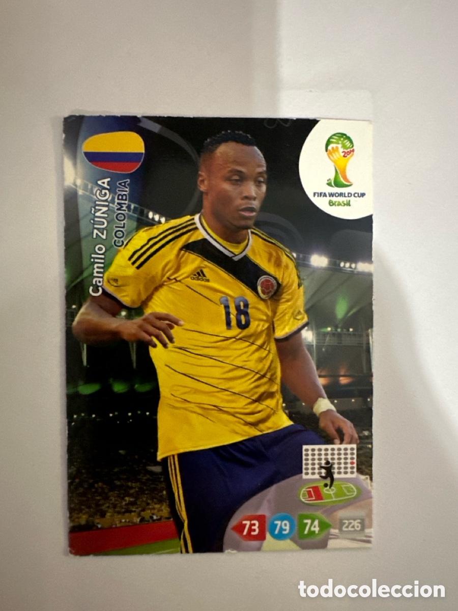 Football Stickers: Z&Uacute;&Ntilde;IGA COLOMBIA ADRENALYN MUNDIAL BRASIL 2014 FIFA WORLD CUP