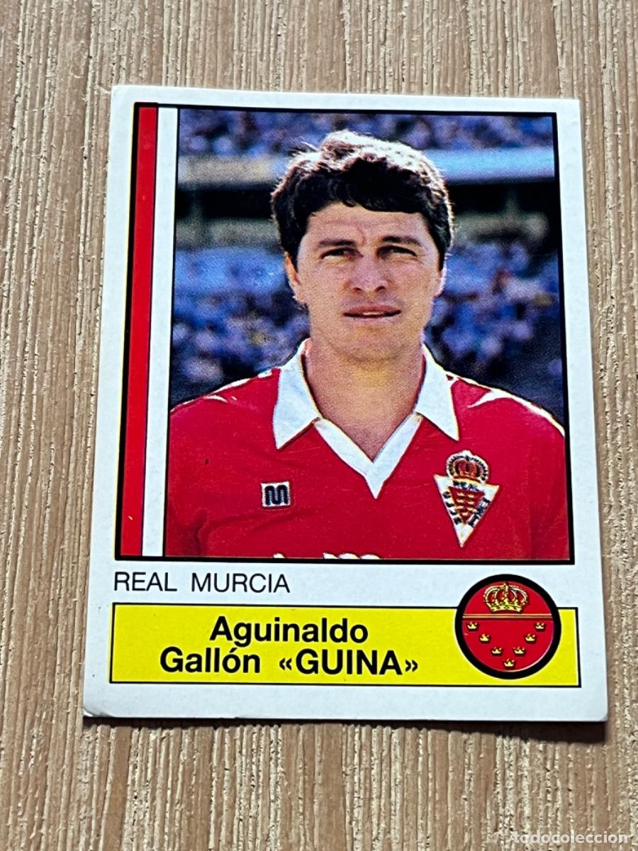 Figurine di Calcio: 2. CROMO SIN PEGAR F&Uacute;TBOL 87 PANINI AGUINALDO GALL&Oacute;N GUINA N 163