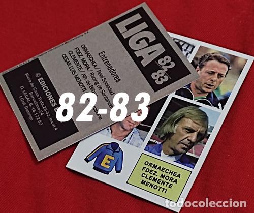 Cromos de f&uacute;tbol: Menotti Entrenadores custom 82-83
