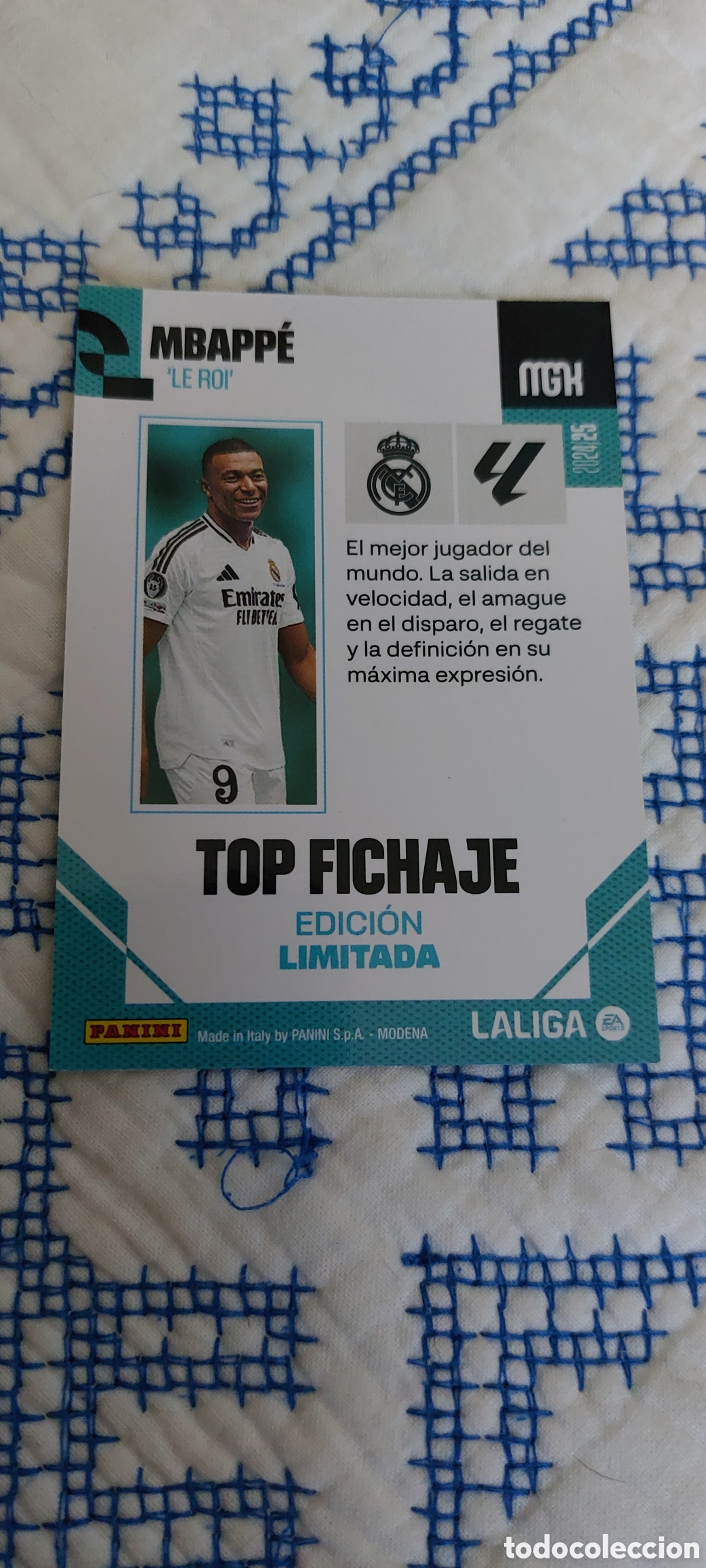 Cromos de f&uacute;tbol: CROMO EDICI&Oacute;N LIMITADA MBAPPE - Foto 2