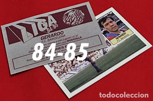 Cromos de f&uacute;tbol: Gerardo F.C. Barcelona custom 84-85 inedito