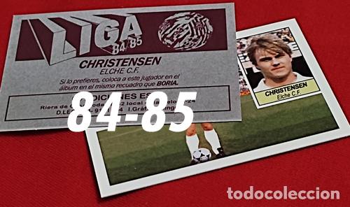 Cromos de f&uacute;tbol: Christensen Elche C.F. custom 84-85 inedito