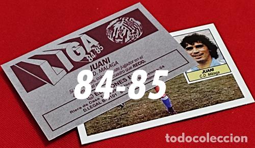 Cromos de f&uacute;tbol: Juani C.D. Malaga custom 84-85 version 2 inedito - Foto 1