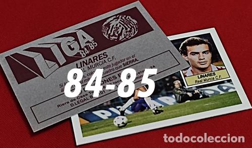 Cromos de f&uacute;tbol: Linares Real Murcia custom 84-85 inedito
