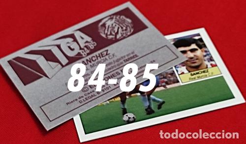 Cromos de f&uacute;tbol: Sanchez Real Murcia custom 84-85 inedito