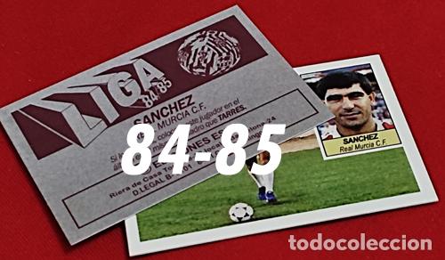 Cromos de f&uacute;tbol: Sanchez Real Murcia custom 84-85 version 2 inedito