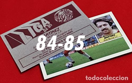 Cromos de f&uacute;tbol: Martinez Real Murcia custom 84-85 inedito