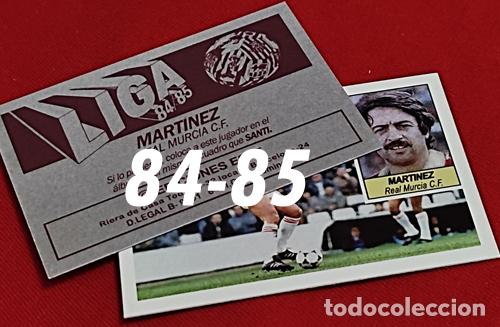 Cromos de f&uacute;tbol: Martinez Real Murcia custom 84-85 version 2 inedito