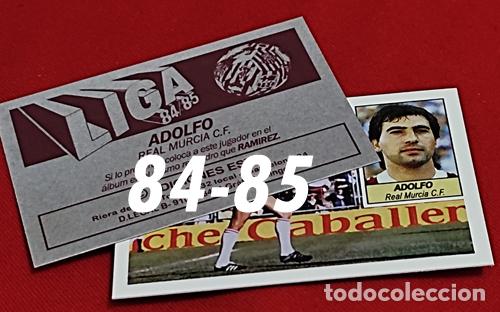 Cromos de f&uacute;tbol: Adolfo Real Murcia custom 84-85 inedito