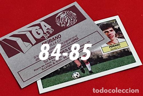 Cromos de f&uacute;tbol: Peirano Sevilla C.F. custom 84-85 inedito