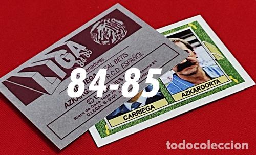 Cromos de f&uacute;tbol: Carriega Real Betis custom 84-85 Entrenadores inedito