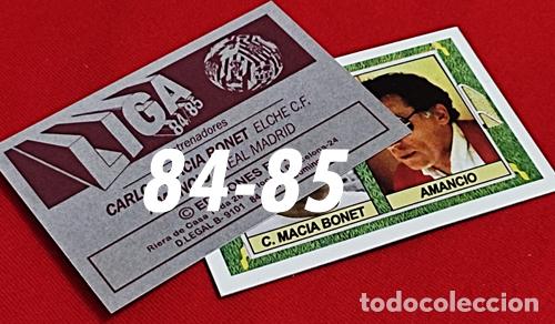 Cromos de f&uacute;tbol: Carlos M. Bonet Elche C.F. custom 84-85 Entrenadores inedito