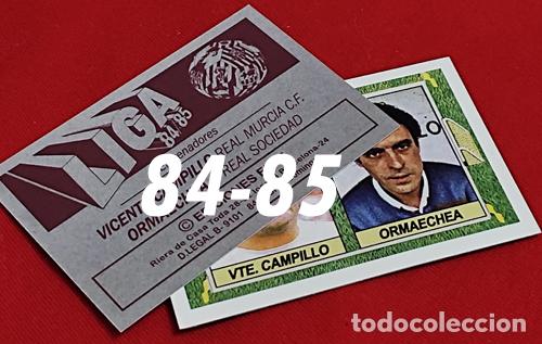 Cromos de f&uacute;tbol: Vicente Campillo Real Murcia custom 84-85 Entrenadores inedito