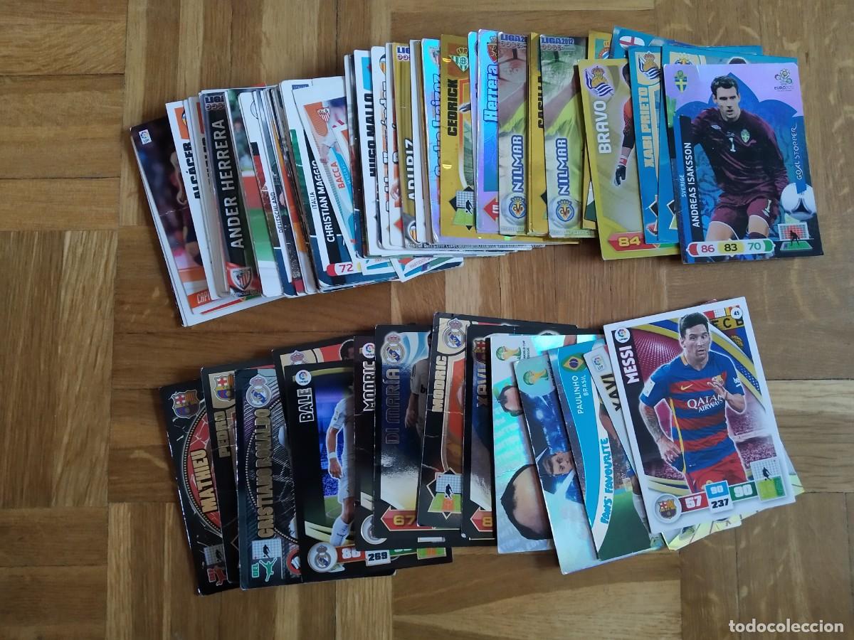 Cromos de F&uacute;tbol: LOTE 123 CROMOS FUTBOL ADRENALYN MESSI MODRIC CRISTIANO RONALDO BALE DI MARIA MATHEU PEPE VER FOTOS