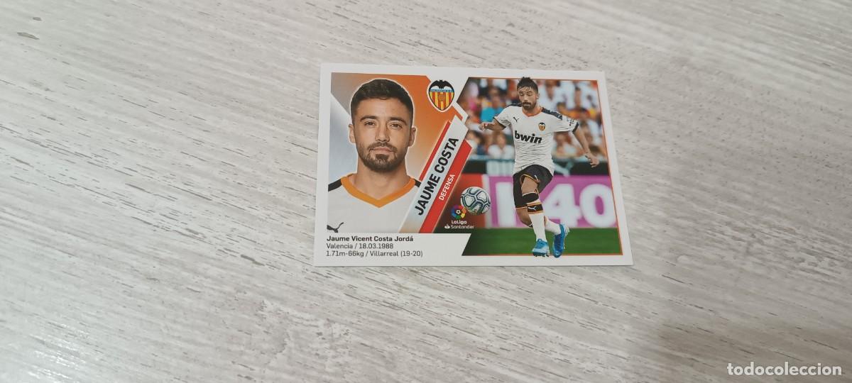 Cromos de F&uacute;tbol: JAUME COSTA COLOCA NUNCA PEGADO LIGA ESTE 19 20 2019 2020