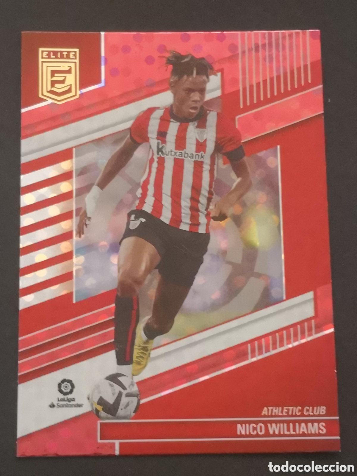 Football Stickers: 17 paralela circles NICO WILLIAMS ATHLETIC DE BILBAO DONRUSS LIGA 2022 2023 22 23 CARD CROMOS