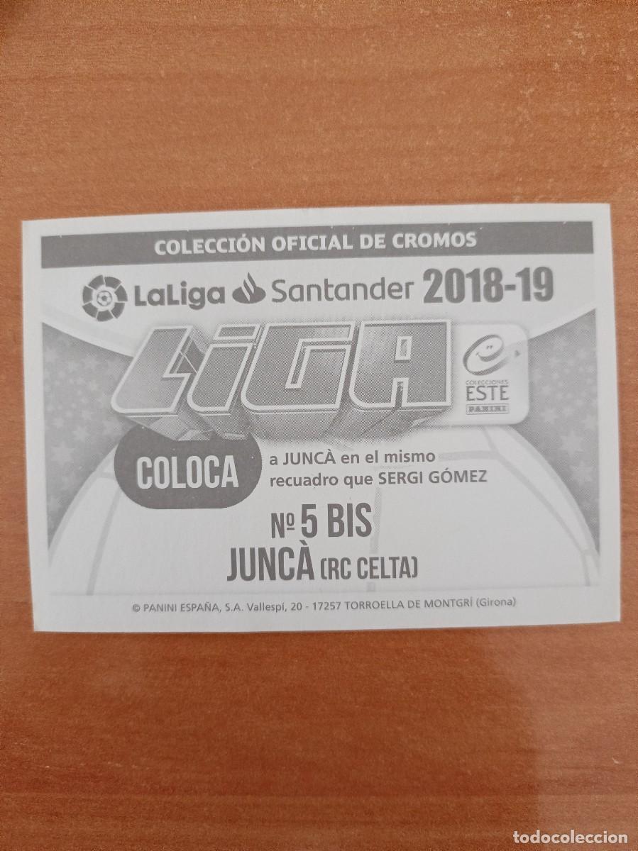 Cromos de f&uacute;tbol: junca coloca 18 19 bis - Foto 2