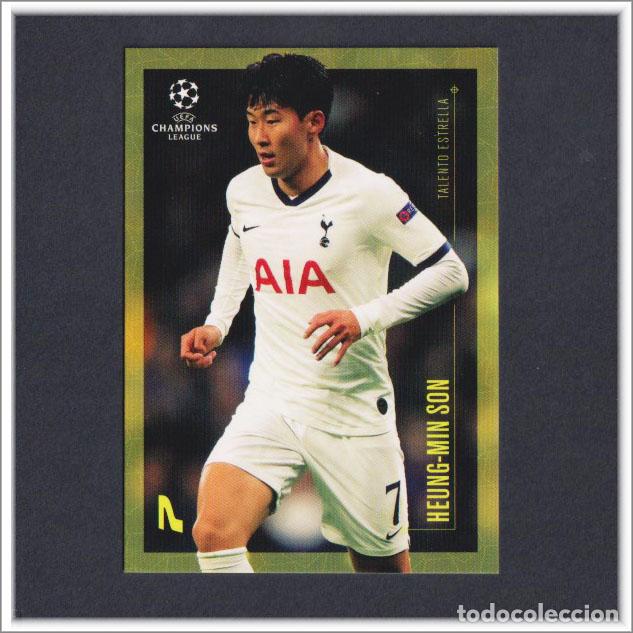 Cromos de f&uacute;tbol: UEFA CHAMPIONS LEAGUE TOPPS 2020 HEUNG-MIN SON TOTTENHAM CARD ALBUM SET MESSI - NO MEGACRACKS ESTE