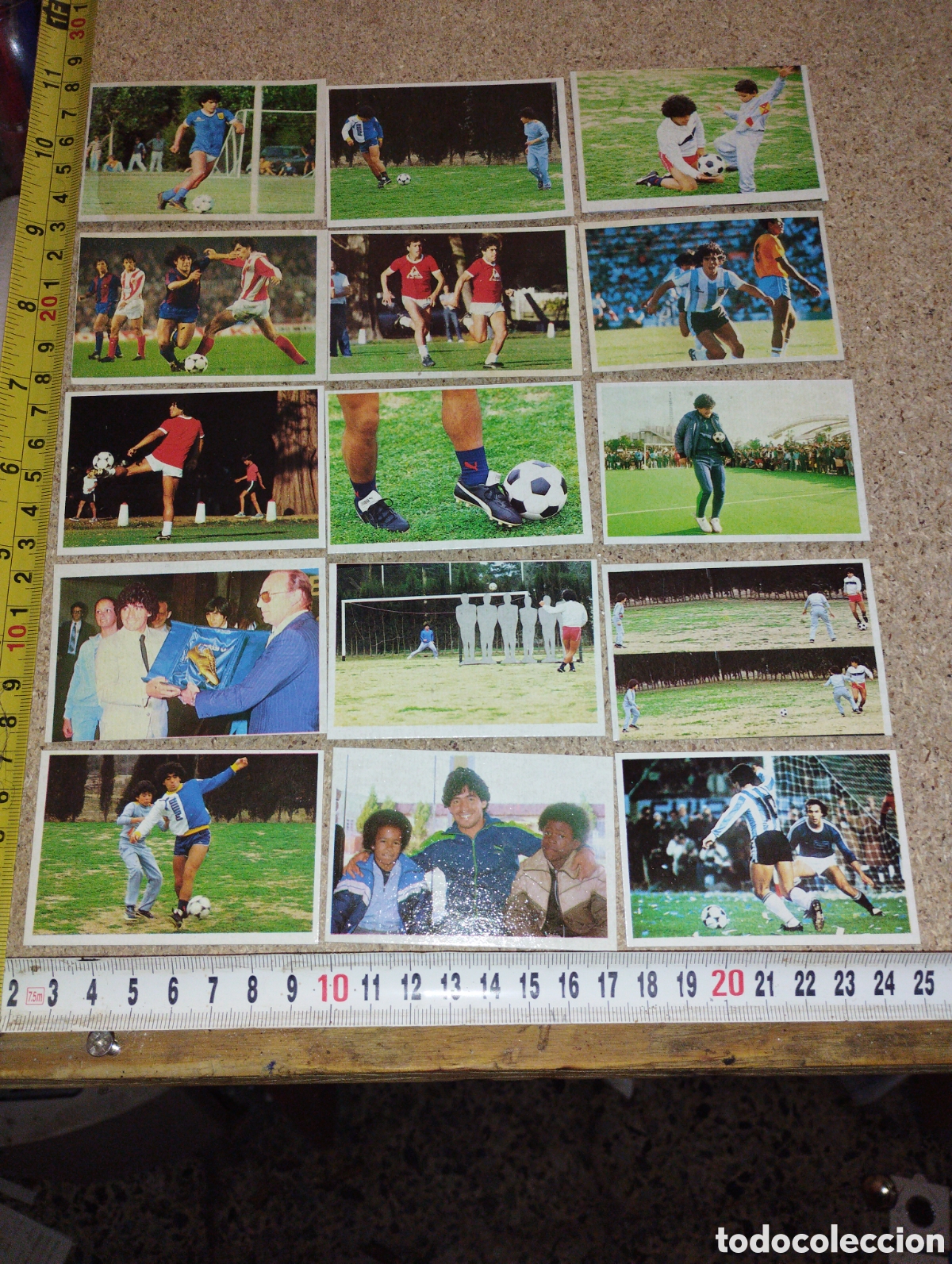 Cromos de F&uacute;tbol: Lote de 15 cromos MARADONA CROMO ESPORT 1984 1985 SUS DRIBLING GOLES 84 85 FUTBOL - SIN PEGAR