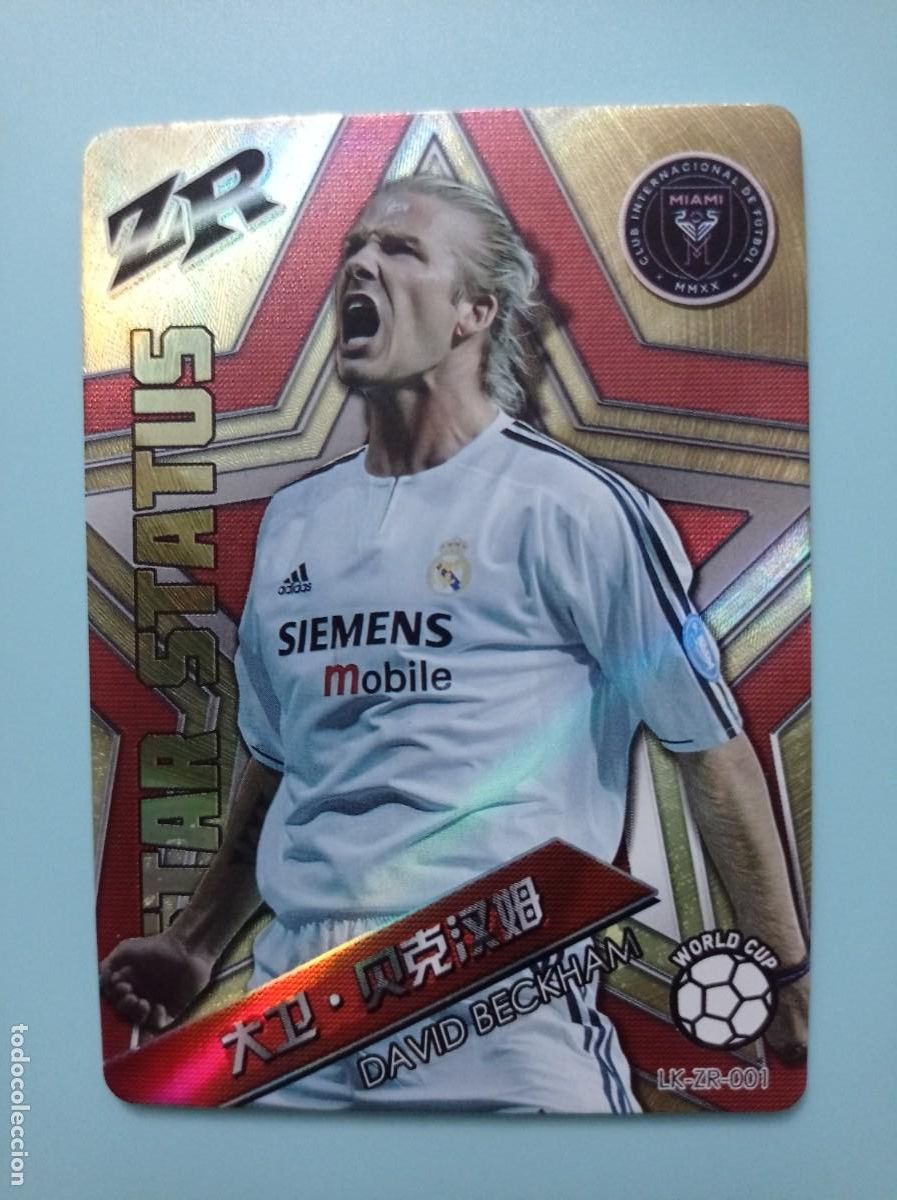 Cromos de f&uacute;tbol: REAL MADRID DAVID BECKHAM STAR STATUS INTER MIAMI - Foto 1