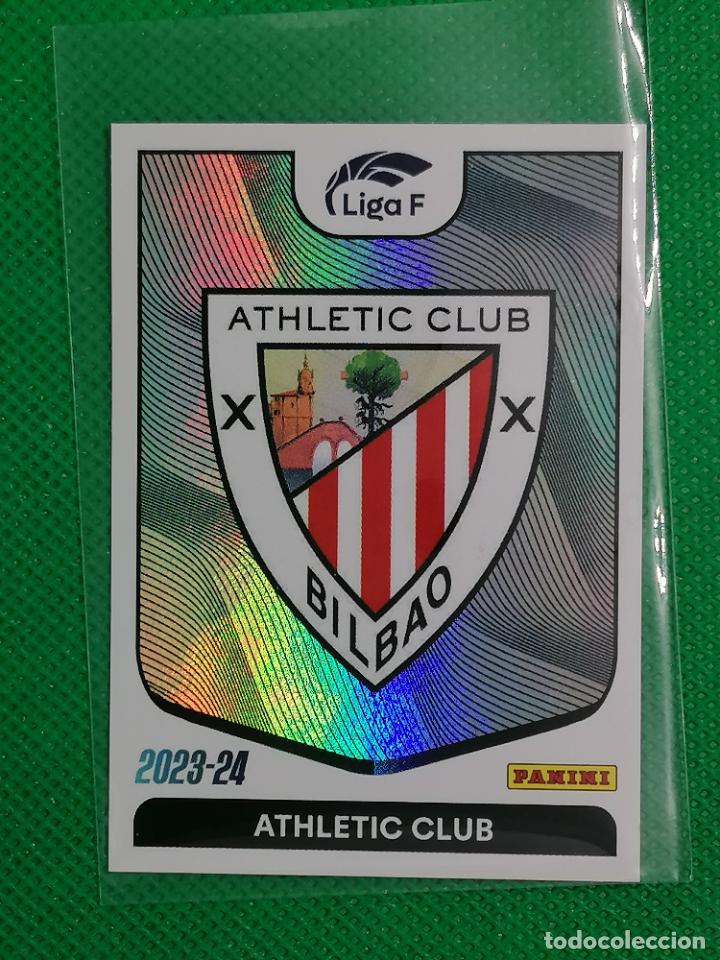 Cromos de f&uacute;tbol: 2 ESCUDO ATHLETIC CLUB BILBAO LIGA F FEMENINA 2023 2024 23 24
