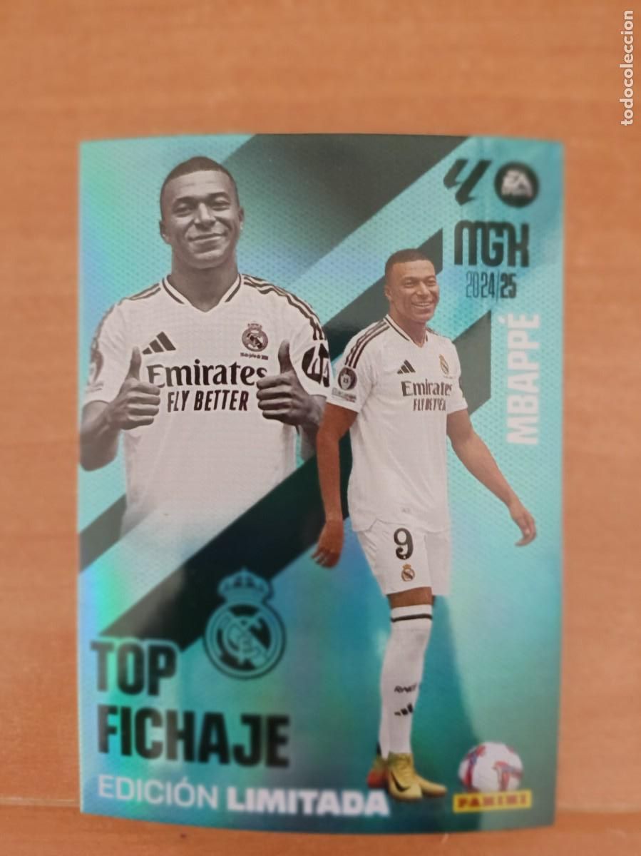 Cromos de f&uacute;tbol: mbappe, edicion limitada 24 25, megacracks - Foto 1