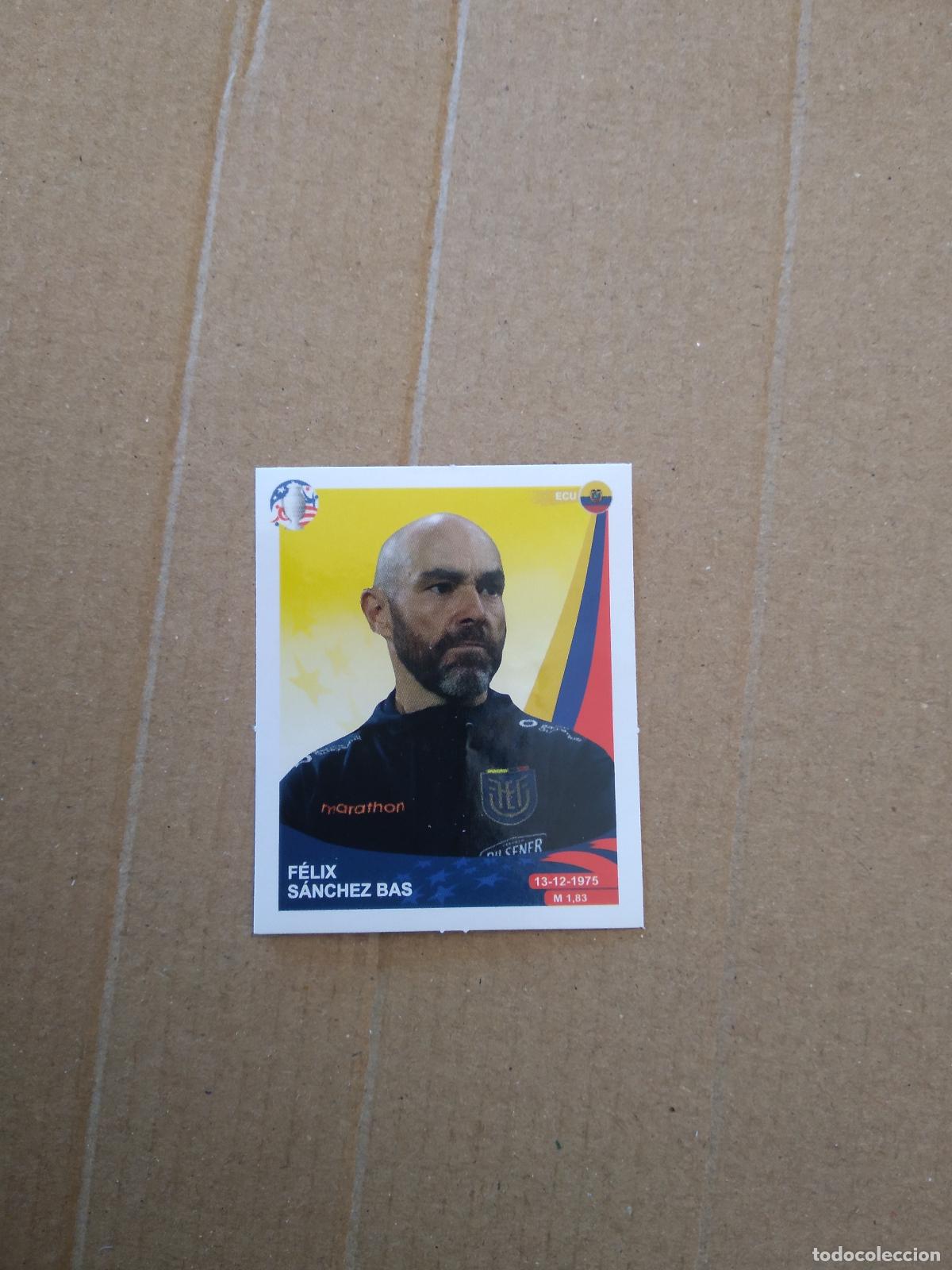 Fu&szlig;ball-Sticker: 75 FELIX SANCHEZ BAS ECUADOR CROMO FUTBOL COPA AMERICA 2024 TOP BIND