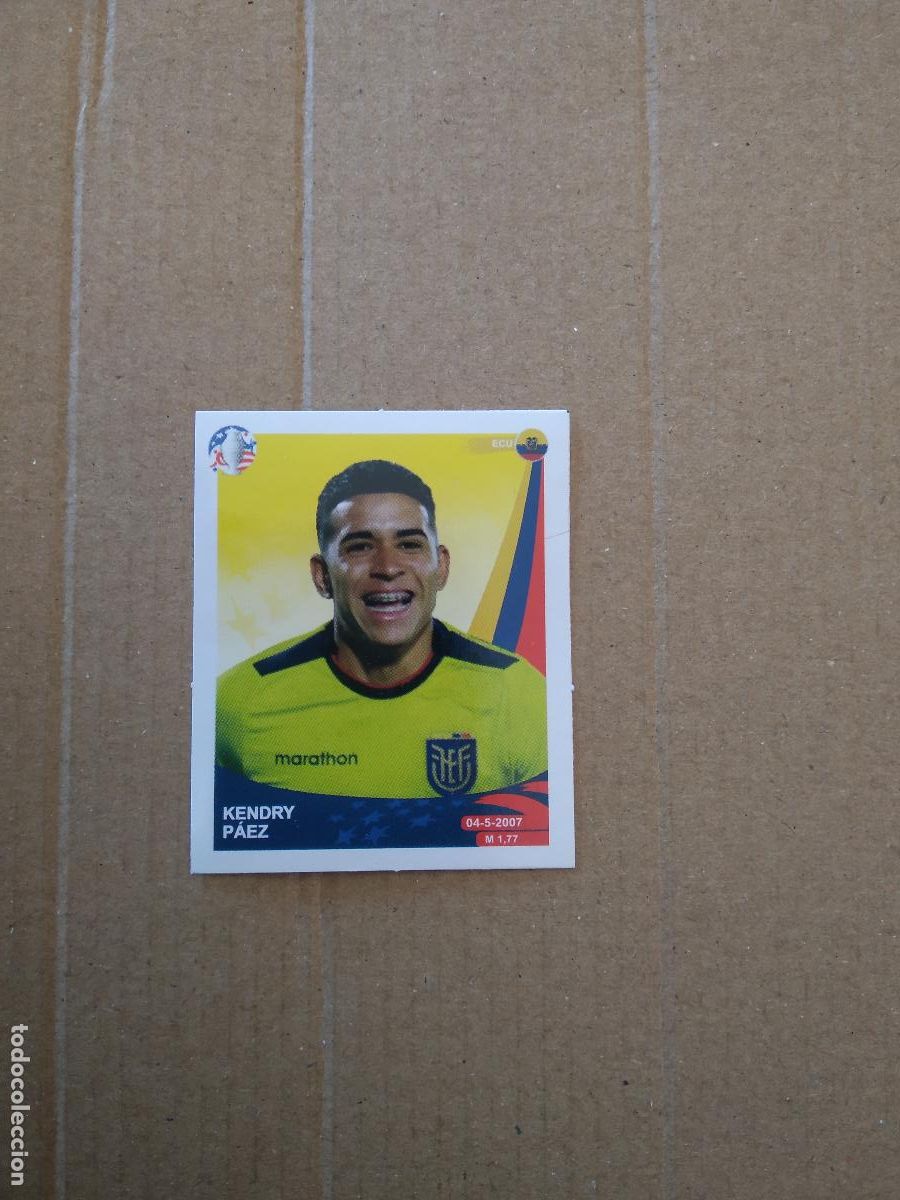 Cromos de f&uacute;tbol: 82 KENDRY PAEZ ECUADOR CROMO FUTBOL COPA AMERICA 2024 TOP BIND