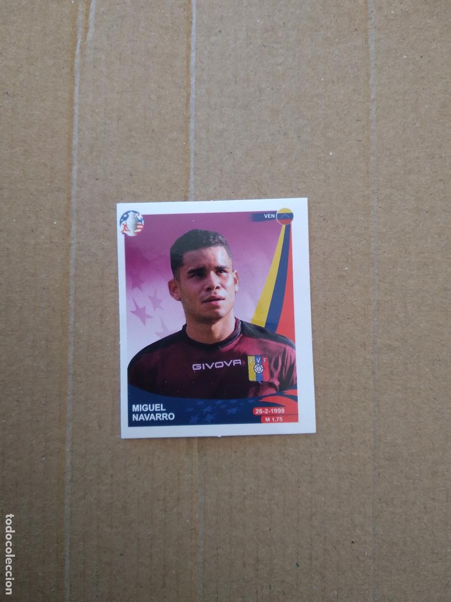 Figurine di Calcio: 90 MIGUEL NAVARRO VENEZUELA CROMO FUTBOL COPA AMERICA 2024 TOP BIND