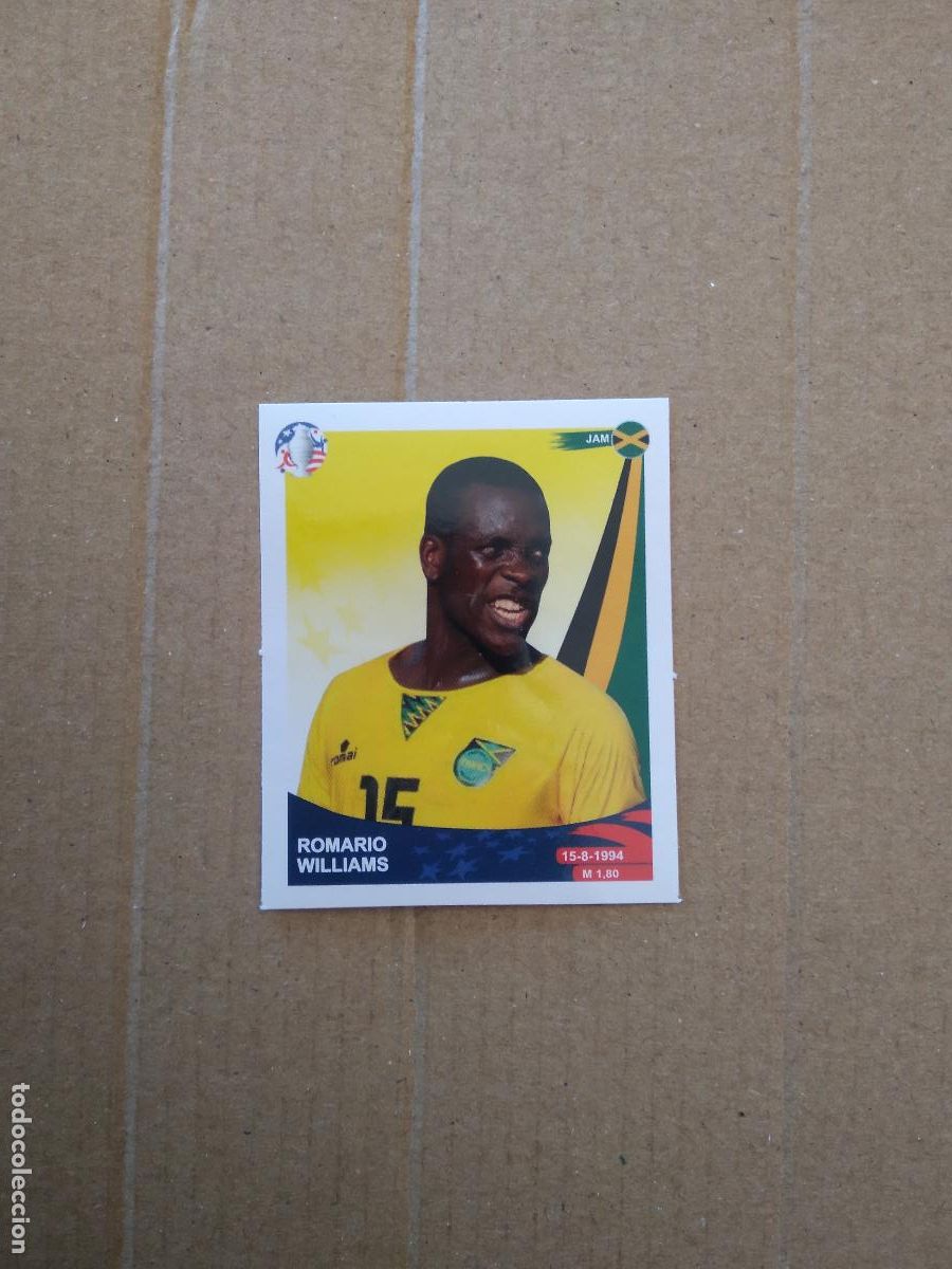 Cromos de f&uacute;tbol: 110 ROMARIO WILLIAMS JAMAICA CROMO FUTBOL COPA AMERICA 2024 TOP BIND
