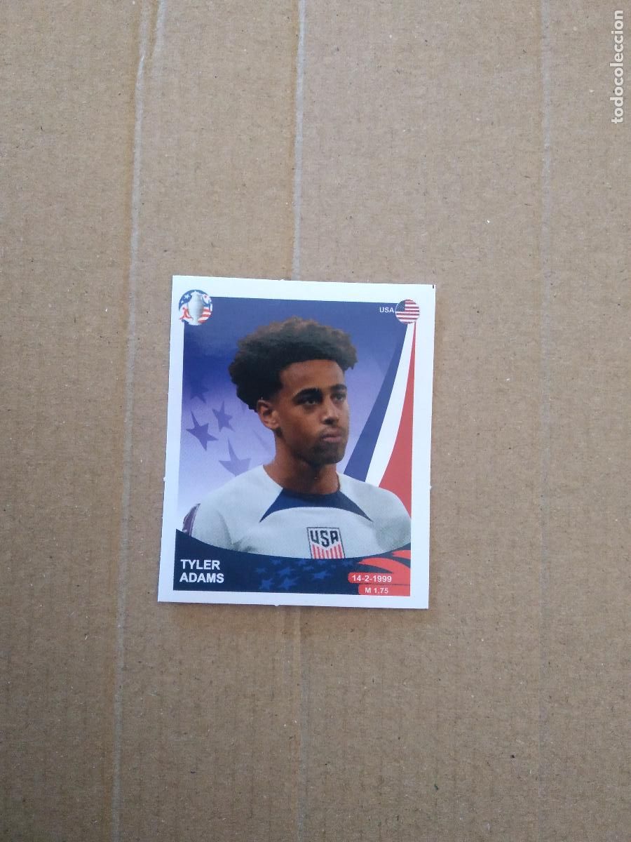 Football Stickers: 115 TYLER ADAMS ESTADOS UNIDOS USA CROMO FUTBOL COPA AMERICA 2024 TOP BIND