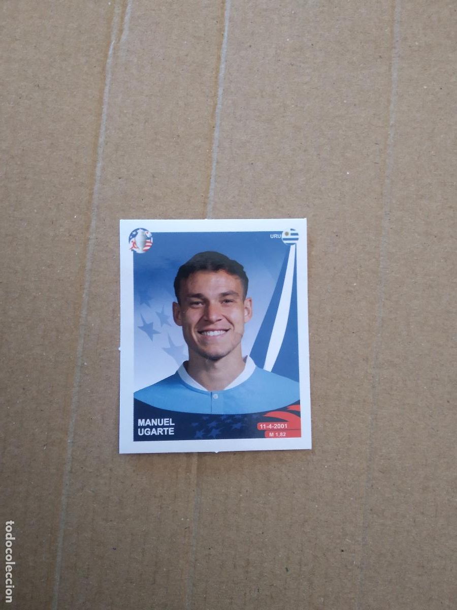 Cromos de f&uacute;tbol: 128 MANUEL UGARTE URUGUAY CROMO FUTBOL COPA AMERICA 2024 TOP BIND