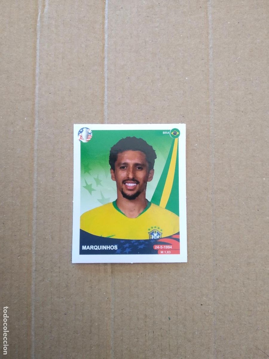 Figurine di Calcio: 161 MARQUINHOS BRASIL CROMO FUTBOL COPA AMERICA 2024 TOP BIND