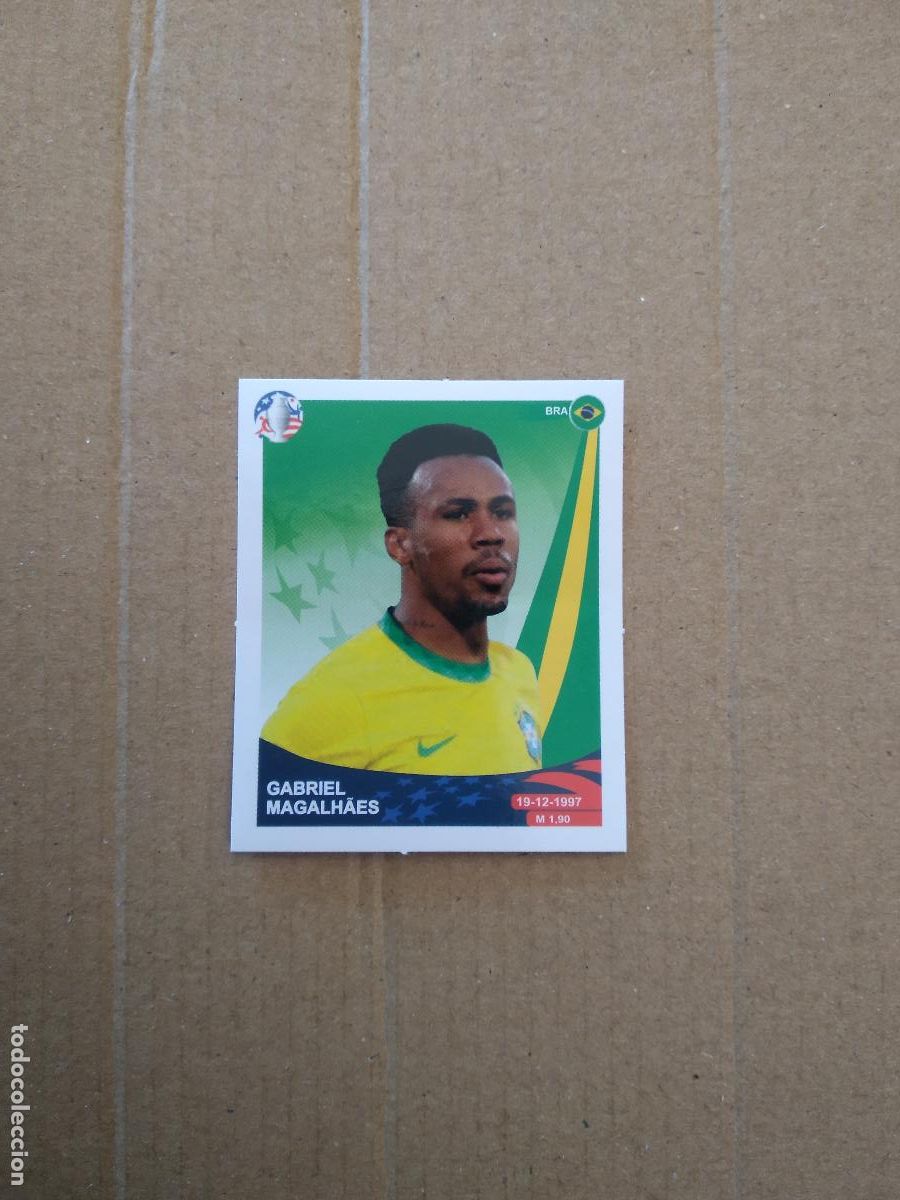 Cromos de Futebol: 166 GABRIEL MAGALHAES BRASIL CROMO FUTBOL COPA AMERICA 2024 TOP BIND