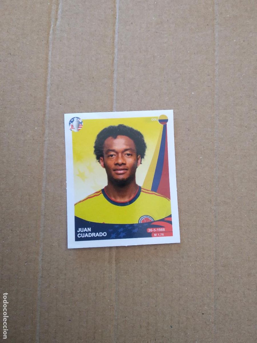 Figurine di Calcio: 178 JUAN CUADRADO COLOMBIA CROMO FUTBOL COPA AMERICA 2024 TOP BIND